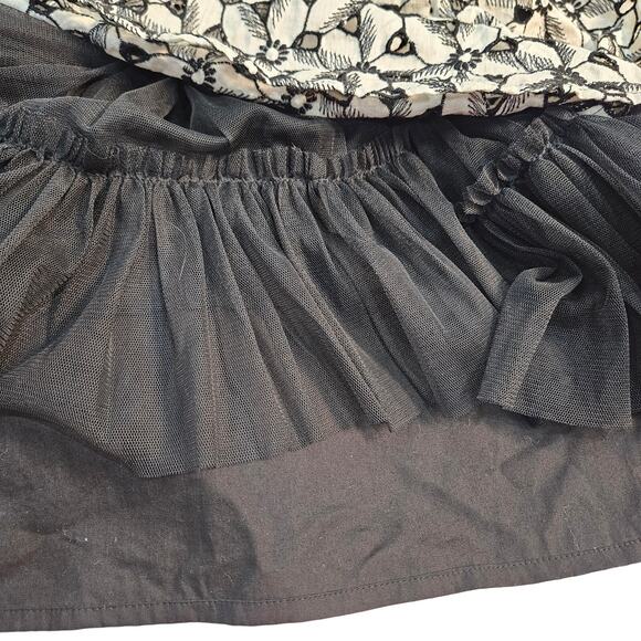 Anthropologie Moulinette Soeurs Overwhelmed Asters 3D Flower Eyelet Dress 8 - Picture 5 of 9